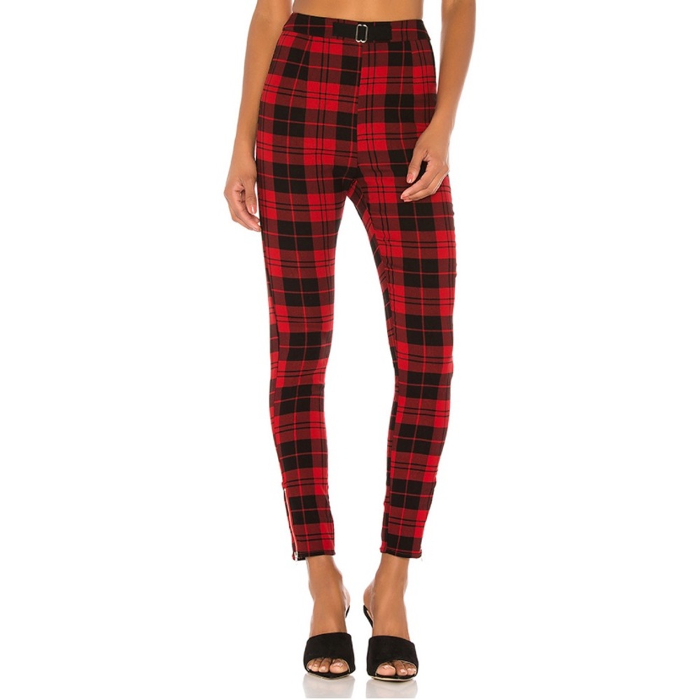 Superdown Plaid Pants NWT
